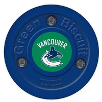 Green Biscuit Rondelle d'entraînement de l'équipe de la NHL - Canucks de Vancouver