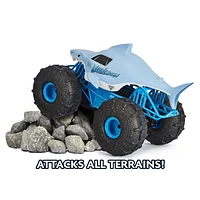 Monster Jam, Official Megalodon STORM All-Terrain Remote Control Monster Truck, 1:15 Scale