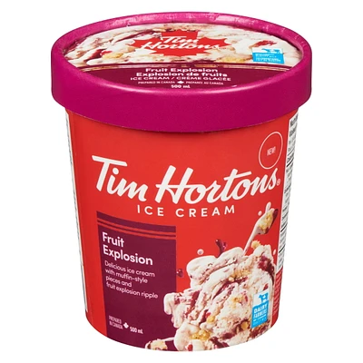 Tim Hortons Fruit Explosion Ice Cream 500mL