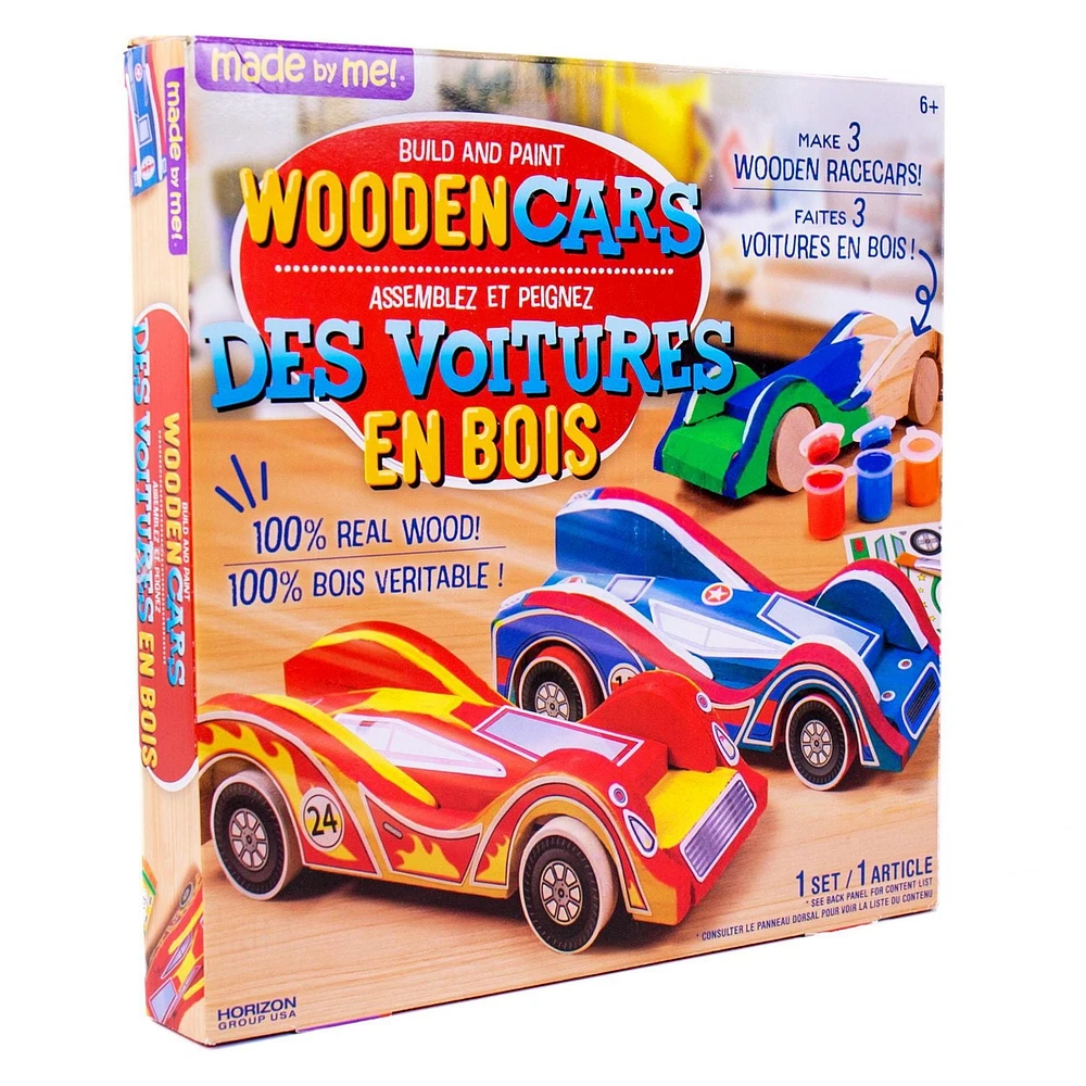 Made By Me Wooden Cars, Ages 6 years and up
