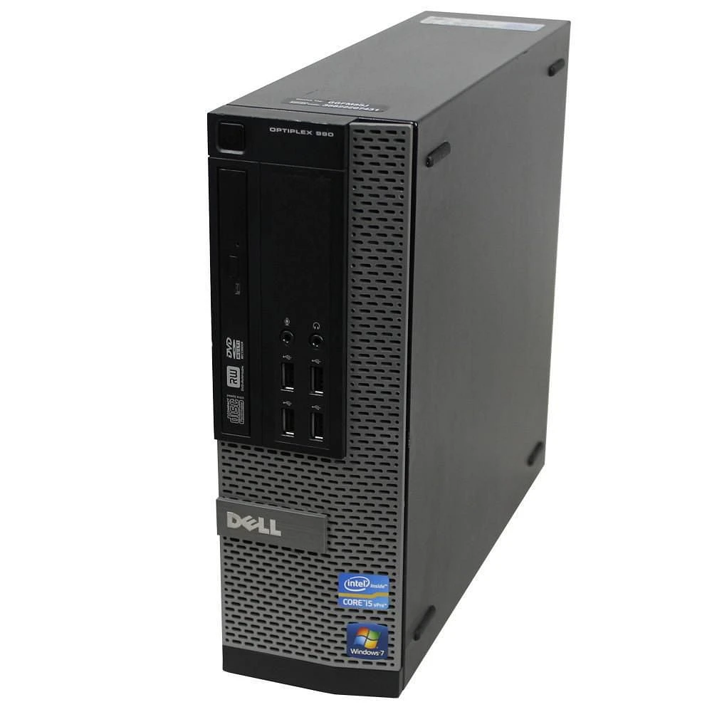 Refurbished Dell Optiplex SFF Desktop Intel i5-2400 990 + 19`LCD