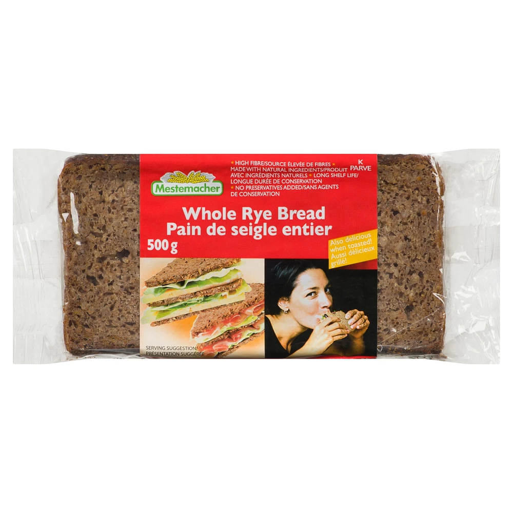 Mestemacher Whole Rye Bread, 500 g