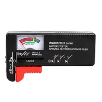 WorkPro Battery Tester, Test AA AAA C D 9V 1.5V