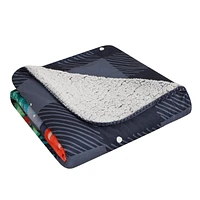 Couverture de noel, voiture 50po x 60po