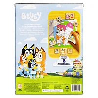 Bluey Wooden Stamp Set, Age Range: 3+