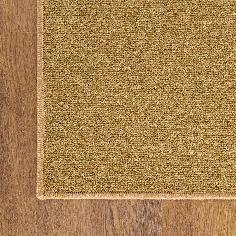 Tapis de couloir à motif de solide à sous-couche en caoutchouc de la collection Ottohome