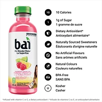 Bai Raspberry Lemon Lime, 530 mL