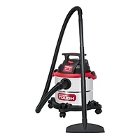 Hyper Tough 5 Gallon Stainless Steel Wet/Dry Vacuum, Hyper Tough 18.9L (5 Gal.) 4.0 Peak Horsepower Wet/Dry Vacuum with accessories