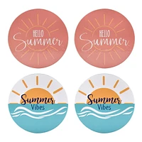 LOT DE 4 SOUS-VERRES HOMETREND