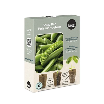 TASC Franchis de graines - PEA SNAP (6 / PKG)