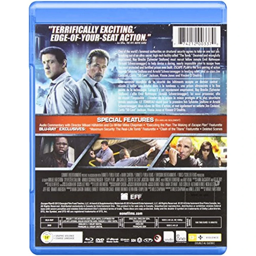 Escape Plan (Blu-Ray/DVD Combo)