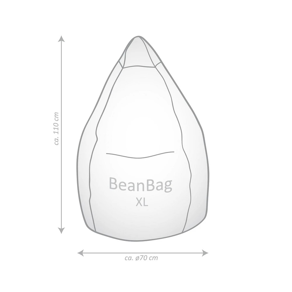 Gouchee Home Malibu Cotton Bean Bag Chair