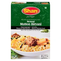 Shan Mutton Biyani Rice Masala 60g Meat Lamb Recipe Seasoning Mix Spices, Masala 60g