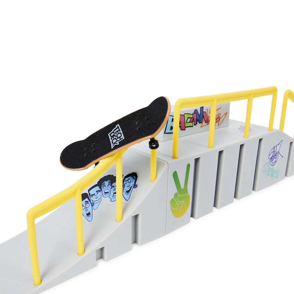 Tech Deck, Build-A-Park World Tour, Parc de Flamengo (Brésil), Coffret rampe avec fingerboard Signature