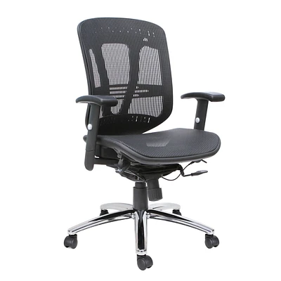TygerClaw - Chaise de bureau en maille avec dossier moyen