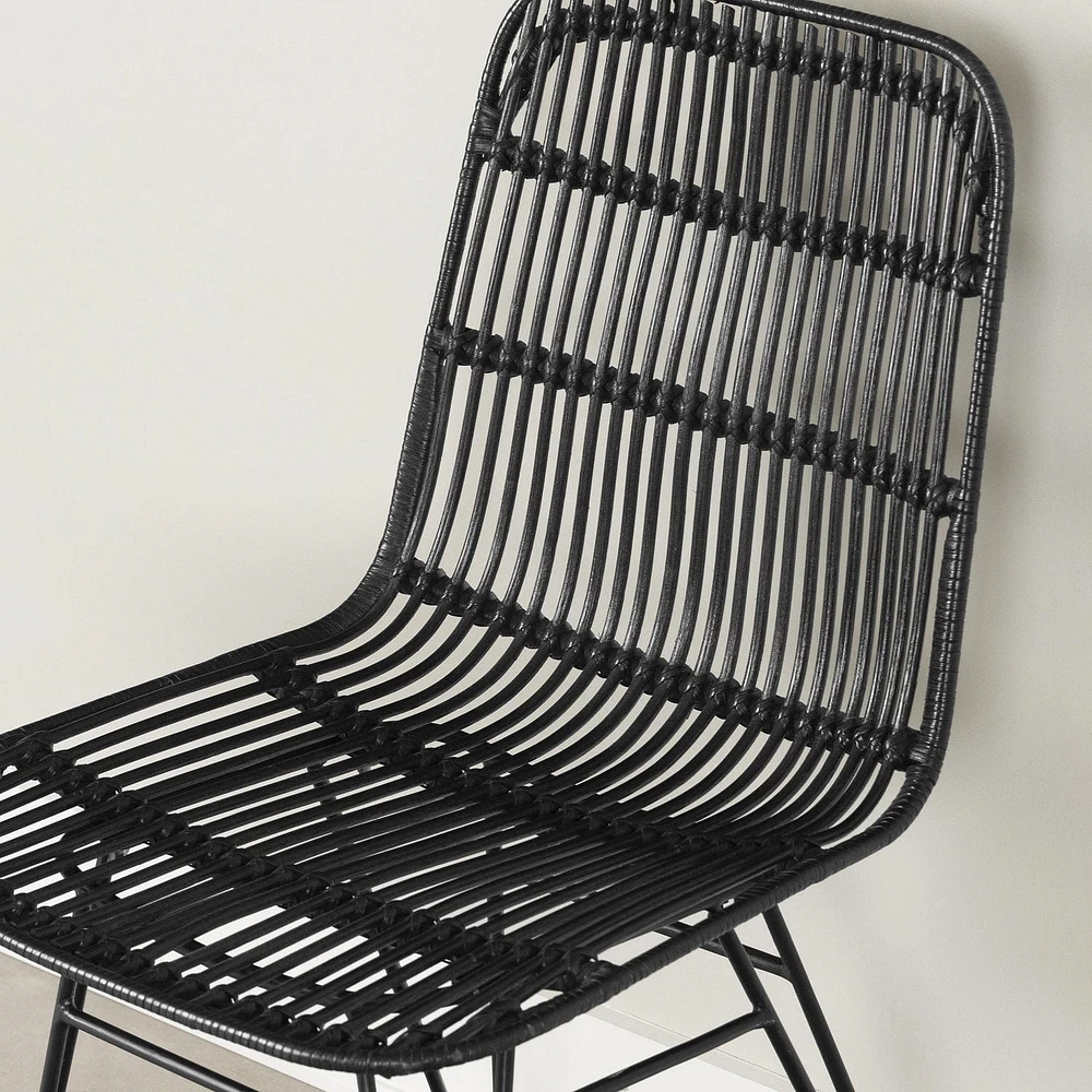 Rattan Counter Stool, Set of 2 from the collection Balka South Shore
