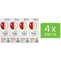 Kiju Organic 100% Pure Apple Juice Boxes, 4 x 200 ML