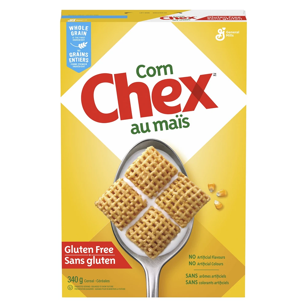 Corn Chex Breakfast Cereal, Gluten Free, Whole Grains