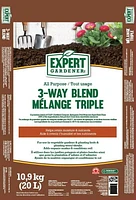 Expert Gardener 3 in 1 Blend 20 L, 3in1 Blend is a rich and natural soil amendment