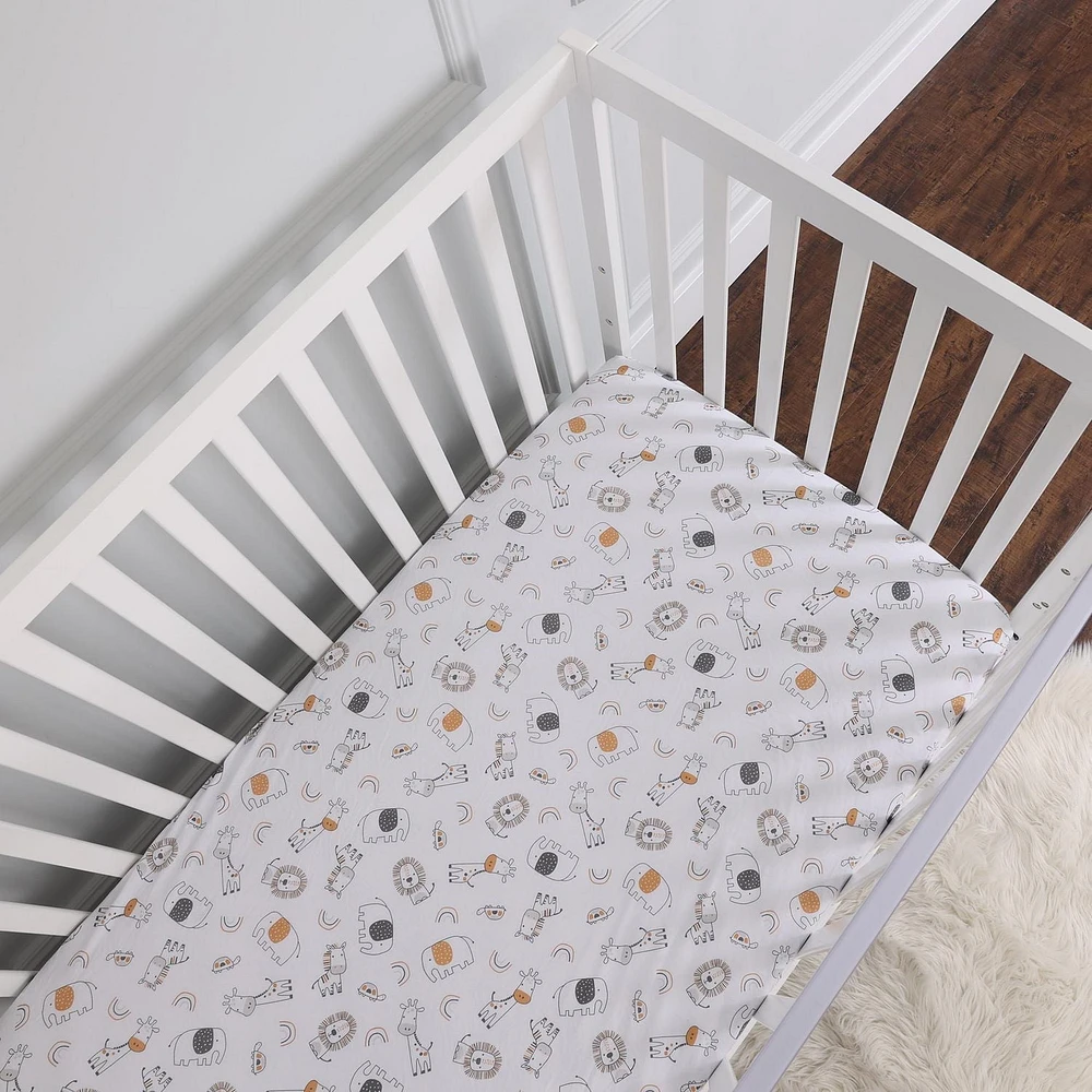 Drap-housse en coton George Baby