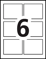 Avery® Name Badge Inserts for Laser and Inkjet Printers, 3" x 4"