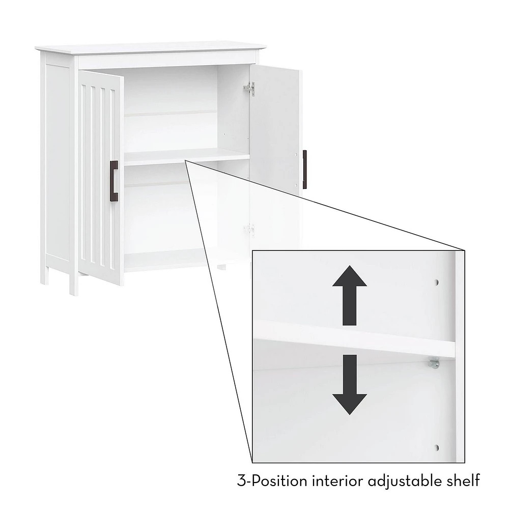 RiverRidge® Home Monroe Two-Door Floor Cabinet - White
