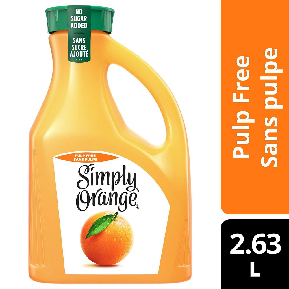 Simply Orange Pulp Free Orange Juice  2.63L