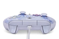 Manette câblée améliorée de PowerA pour Xbox Series X|S - Camo violet XboxX