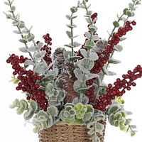 Temps de vacances Mini Arbre en pot de Noël de 32.5cm