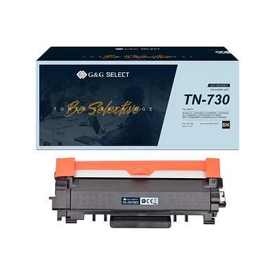 G&G Select Brother TN-730 Remanufactured Black Toner Cartridge