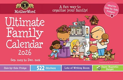 2026 Motherword Magnetic Calendar - English