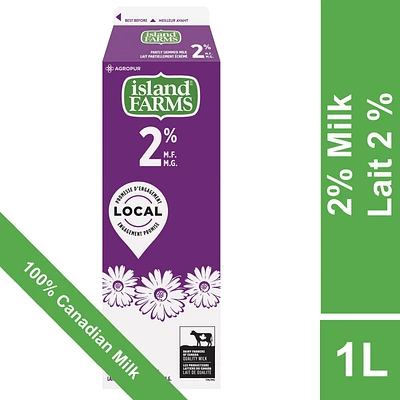 Island Farms 2% Milk, 1 L