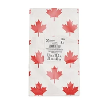 Façon de célébrer! Serviettes de table en papier orignal rouge et blanc, 20 ct