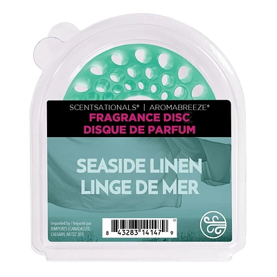 ScentSationals AromaBreeze Fragrance Disc - Seaside Linen, Fragrance Disc