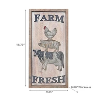 Signe Murale Des Animaux Frais De La Ferme