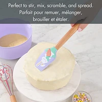 Way to Celebrate 12-inch Silicone Spatula, Rabbit, Purple