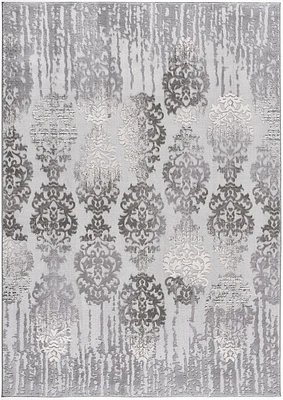 Rug Branch Oasis Collection Tapis de passage damassé moderne