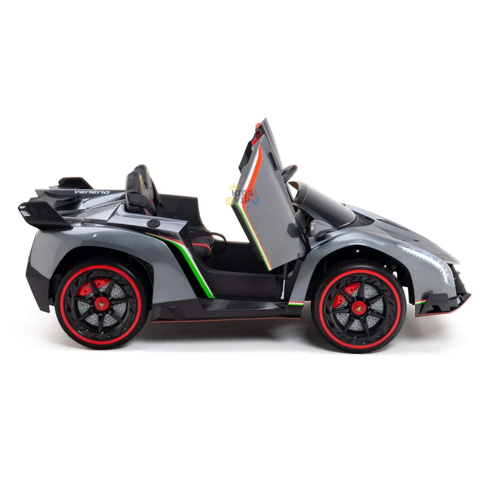 KidsVip Limited Edition Lamborghini Veneno 12V 4X4 Toddlers 1-Seater Remote Control Ride On Car