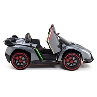 KidsVip Limited Edition Lamborghini Veneno 12V 4X4 Toddlers 1-Seater Remote Control Ride On Car