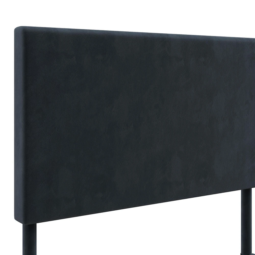 Novogratz Brittany Upholstered Bed with Storage Drawers