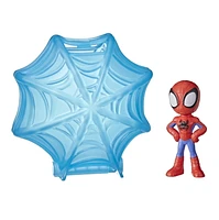 Marvel Spidey and His Amazing Friends - Miniamigos arácnidos - Figura coleccionable de 6 cm en estuche arácnido - A partir de 3 años