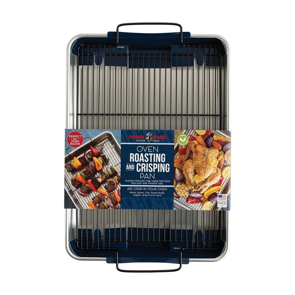 Nordic Ware Plaque de cuisson extra-large pour four croustillant