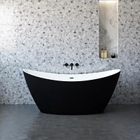 A&E Bain et Douche JODIE 67-BLK BAIN AUTOPORTANTE