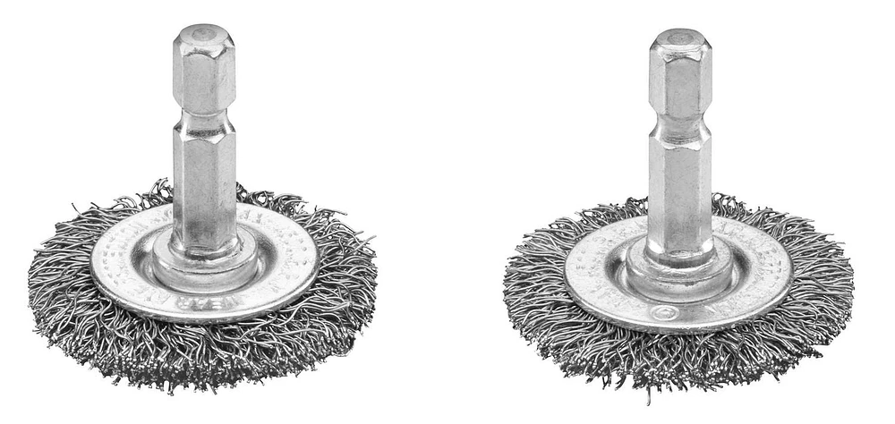 Ensemble de 6 brosses métalliques à tige hexagonale assorties HART matière jusqu'à 40 % plus rapide