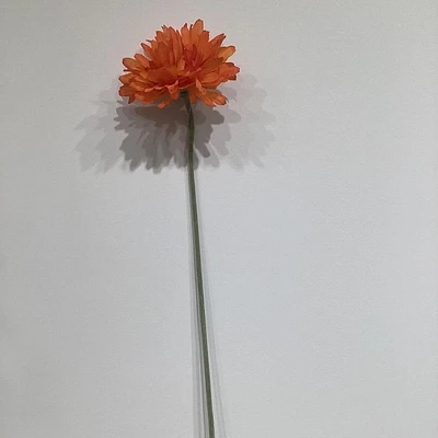 ORANGE GERBERA DAISY, ARTIFICIAL FLOWERS