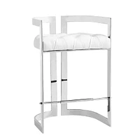 Tabouret de comptoir avec accoudoirs incurvés Home Gear