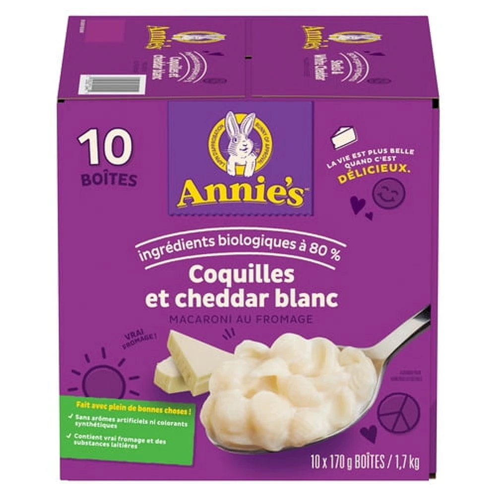 Annie's Macaroni & Cheese, Shells & White Cheddar, 1.7 kg, 1.7 kg