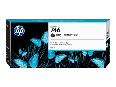 HP 746 - 300 ml - matte black - original - DesignJet - ink cartridge - for DesignJet Z6, Z6dr, Z9+, Z9+dr
