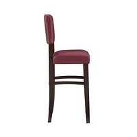 Tabouret de bar rouge Benson
