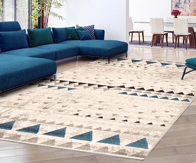 ECARPET Modern Geometric Indoor Area Rug Remi Collection